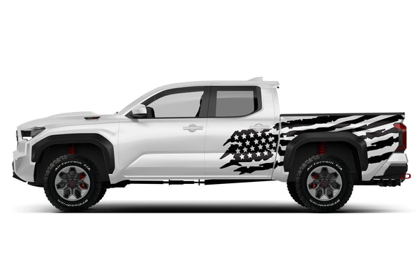 US flag side graphics decals for Toyota Tacoma