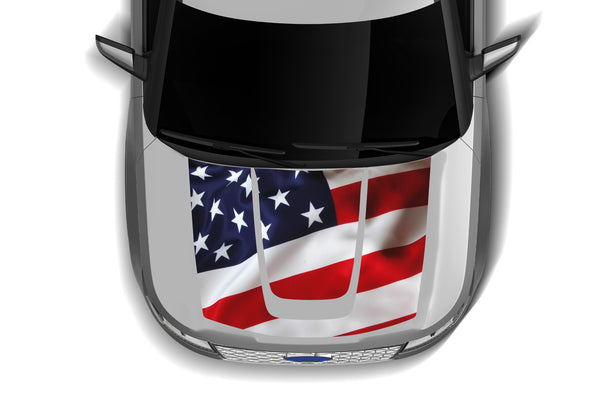 USA flag print hood graphics decals for Ford Explorer 2013-2015