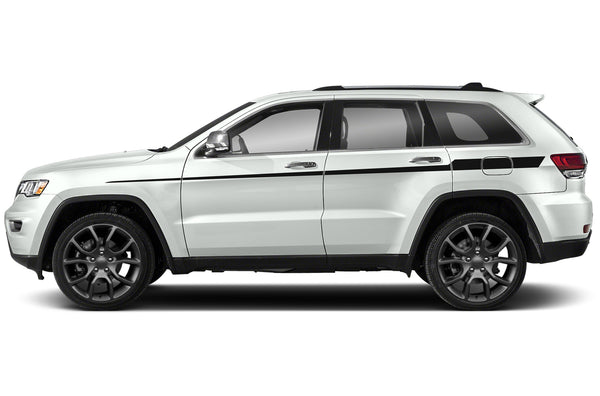 Upper door stripes decal compatible with Jeep Grand Cherokee 2011-2021