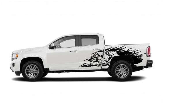 Wild bear side graphics decals for GMC Canyon 2015-2022