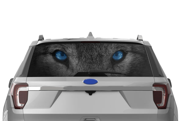 Wolf eyes perforated rear window decal for Ford Explorer 2011-2019