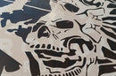 Nightmare shredded side decals graphics compatible with GMC Sierra