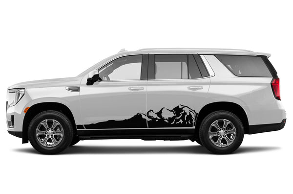 Adventure mountains side graphics decals for GMC Yukon
