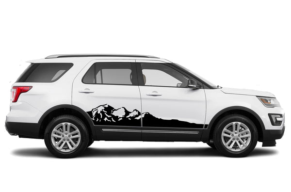 Adventure mountains side graphics decals for Ford Explorer 2011-2019