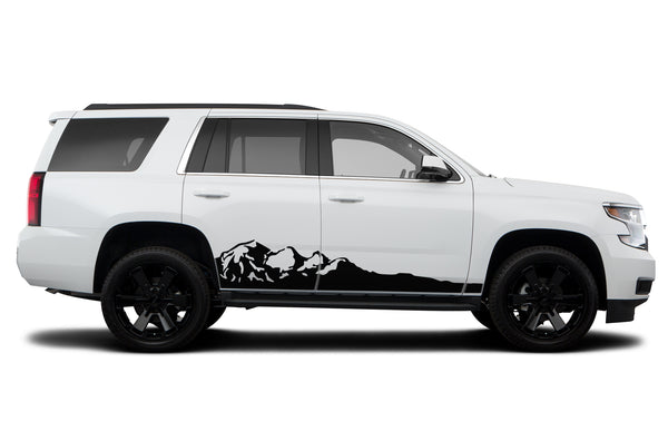 Adventure mountains side graphics decals for Chevrolet Tahoe 2015-2020