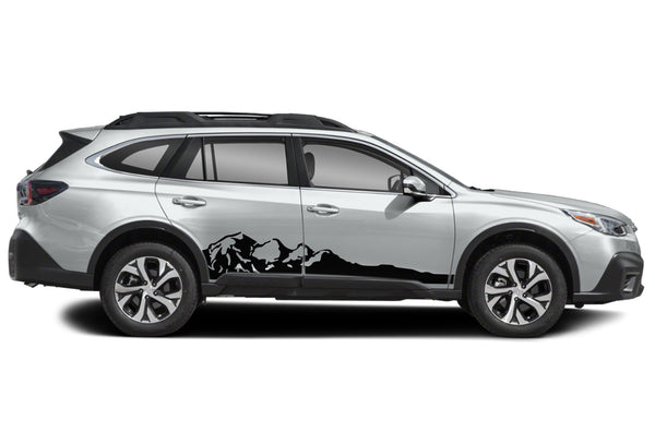 Adventure mountains side graphics decals for Subaru Outback