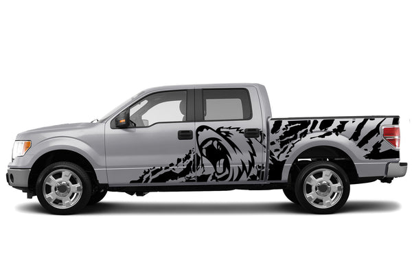 Bear splash side graphics decals for Ford F150 2009-2014