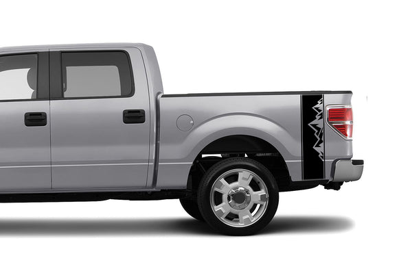 Bed side mountains graphics decals for Ford F150 2009-2014
