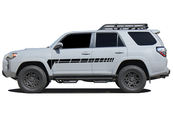 Center retro dashed lines stripes graphics decals compatible with Toyota 4Runner