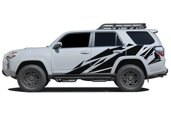 Geometric pattern side graphics decals compatible with Toyota 4Runner