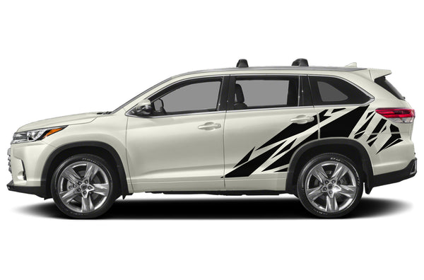 Geometric pattern graphics decals for Toyota Highlander 2014-2019