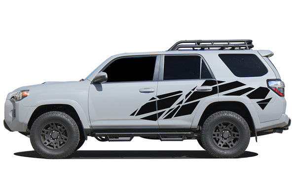 Geometric sequence side graphics decals compatible with Toyota 4Runner