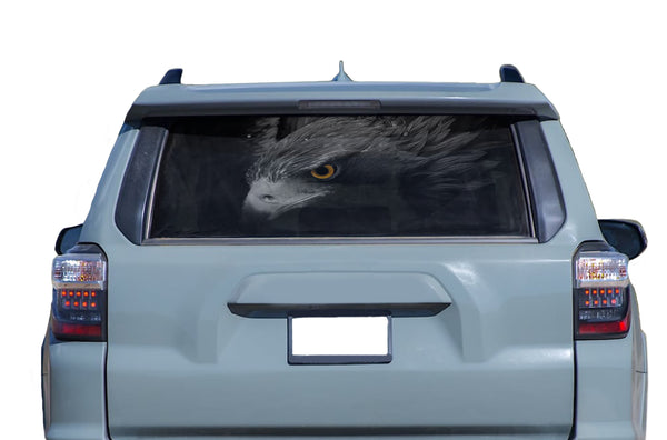 Hawk perforated rear window decal graphics for Toyota 4Runner