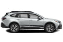 Lower side stripes graphics decals compatible with Subaru Outback