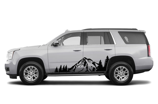 Mountain forest side graphics decals for GMC Yukon 2015-2020