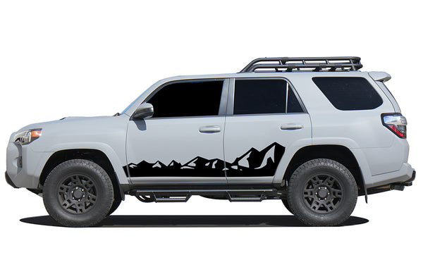 Mountain range graphics decals compatible with Toyota 4Runner