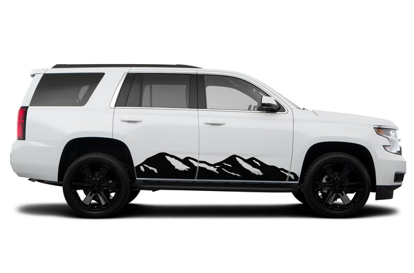 Mountain side graphics decals for Chevrolet Tahoe 2015-2020