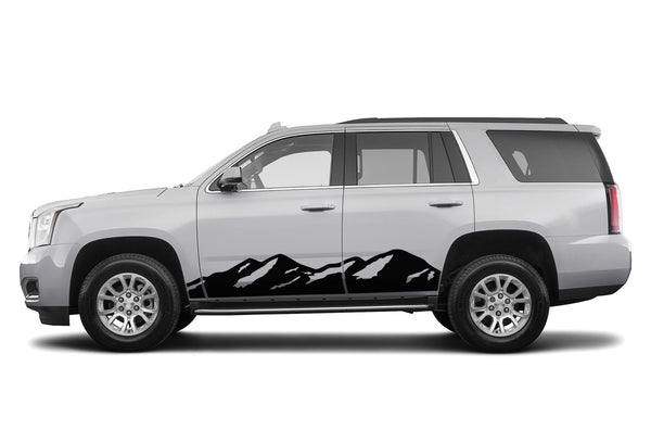 Mountain side graphics decals for GMC Yukon 2015-2020