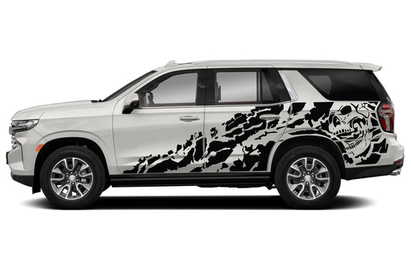 Nightmare side graphics decals compatible with Chevrolet Tahoe