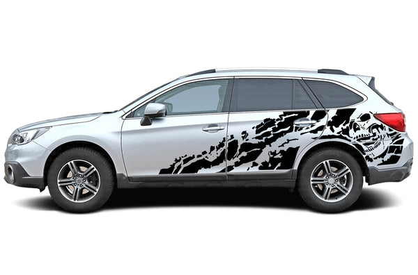 Nightmare side graphics decals for Subaru Outback 2015-2019