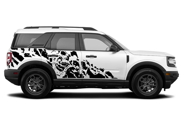Nightmare side decals graphics compatible with Ford Bronco Sport