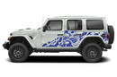 Nightmare side graphics decals compatible with Wrangler JL