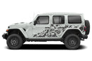 Nightmare side graphics decals compatible with Wrangler JL