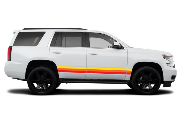 Retro themes side center graphics decals for Chevrolet Tahoe 2015-2020