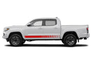 Rocker panel side stripes graphics compatible decals for Toyota Tacoma
