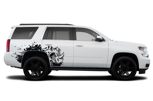 Side rhino splash graphics decals for Chevrolet Tahoe 2015-2020