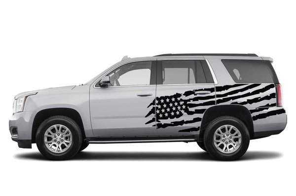 US flag side graphics decals for GMC Yukon 2015-2020