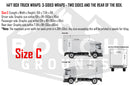 Custom business wrap graphics for 14' Box Truck (3-Sided Wraps)