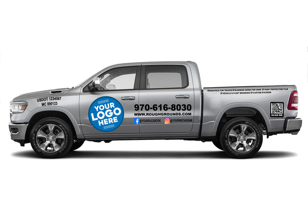 Custom Dodge Ram Truck Decals | Full Business Branding Kit