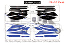 Replacement graphics decals for RVs Motorhome Class C (kit RG15000)