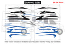 Replacement graphics decals for RVs Motorhome Class C (kit RG15008)