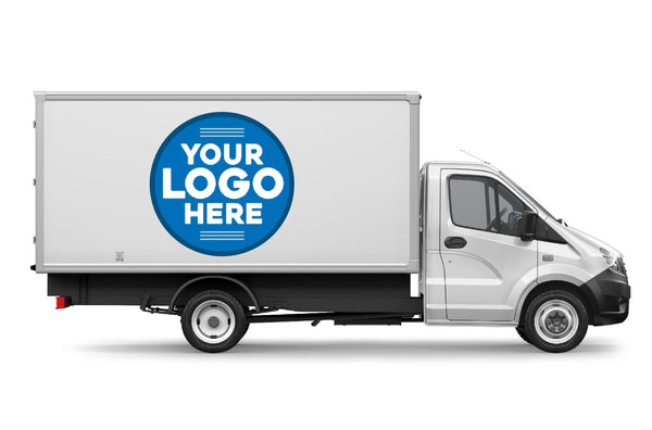 Custom business logo decals for Box Truck