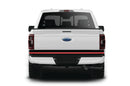 Retro-style triple-color stripe graphic decals, for with Ford F-150