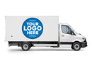 Custom business logo decals for Box Truck