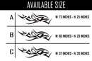 Replacement graphic decals for sleeper cab trucks (Kit RG35000)