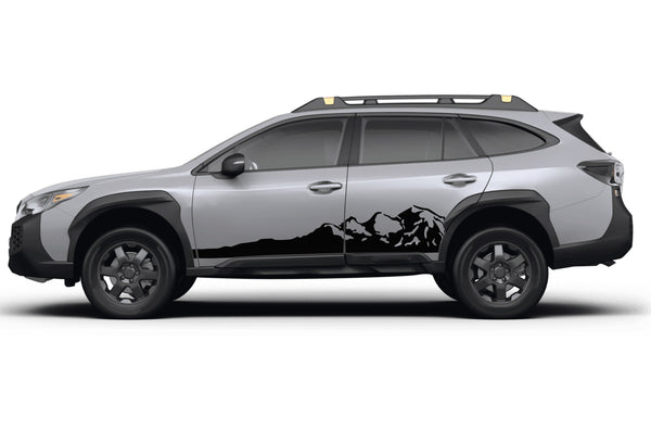 Adventure mountains side graphics decals for Subaru Outback