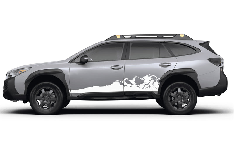 Adventure mountains side graphics decals for Subaru Outback