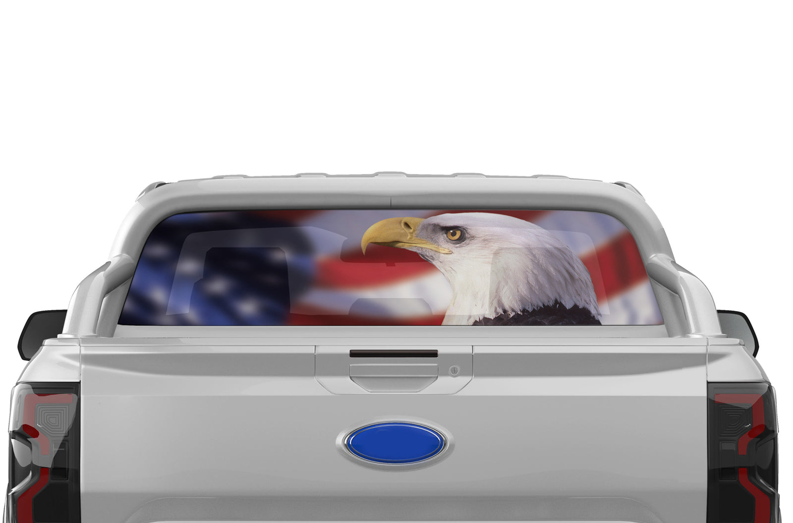 American eagle perforated rear graphics for Ford Ranger 2019-2023