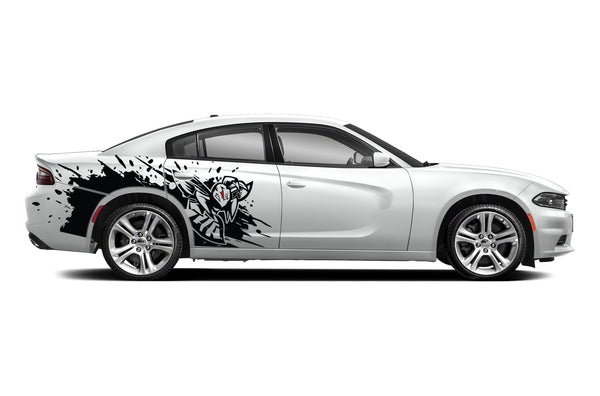 Angry hornet side graphics decals for Dodge Charger