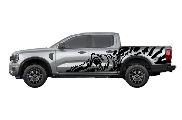 Bear splash side graphics decals for Ford Ranger