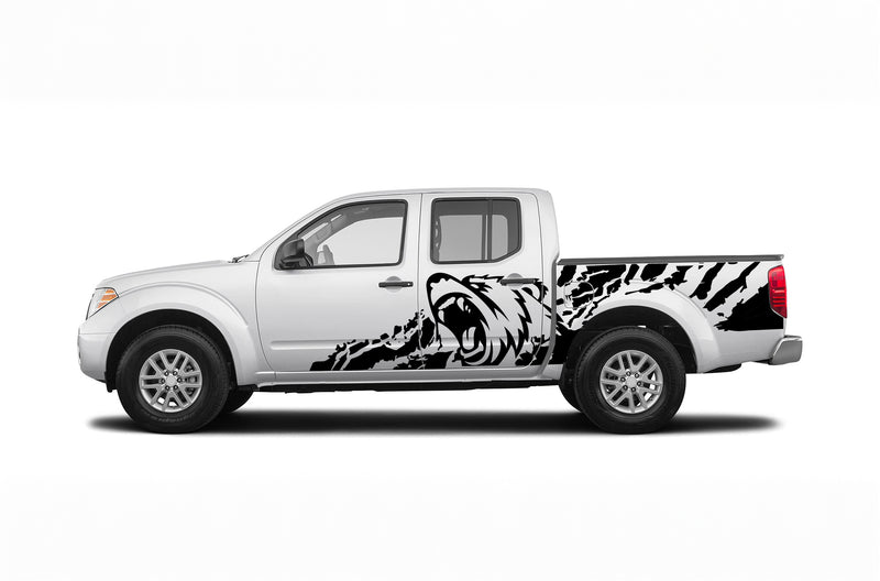Frontier Body Graphics Bear splash side graphics decals for Nissan Frontier 2005-2021