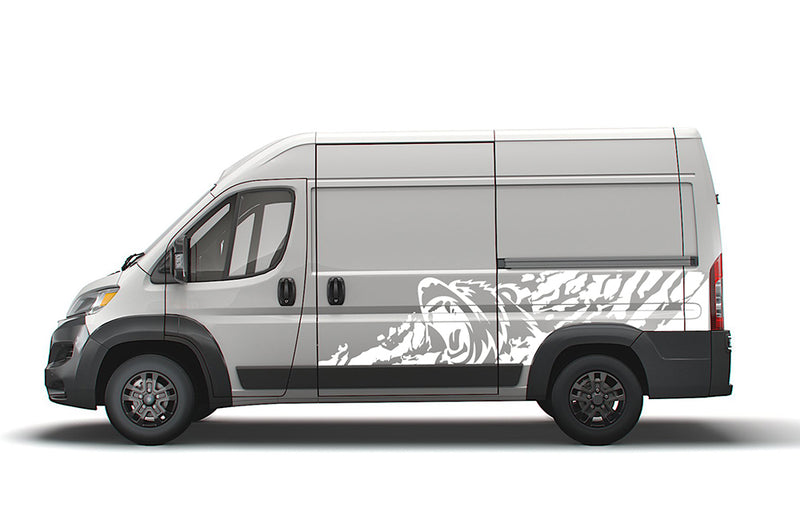 Bear splash Decals for Ram ProMaster, Van Graphics & Stickers