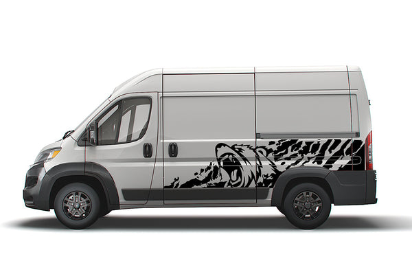 Bear splash Decals for Ram ProMaster, Van Graphics & Stickers