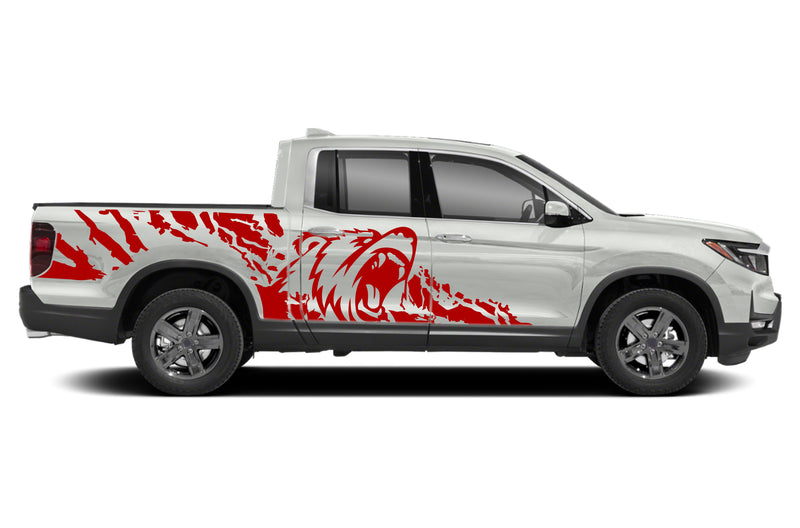 Bear splash side graphics decals for Honda Ridgeline