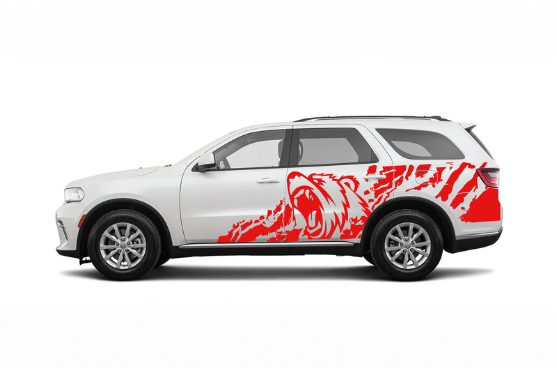 Bear splash side graphics decals for Dodge Durango