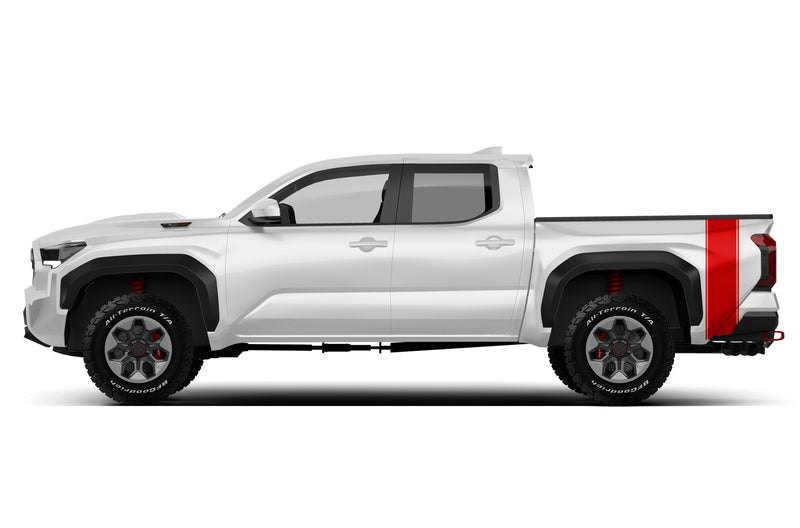 Bed side stripes graphics decals for Toyota Tacoma